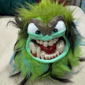 Fuzzy Green Monster Toy